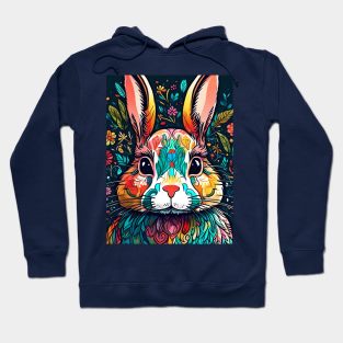 Rainbow Hare #003 Hoodie